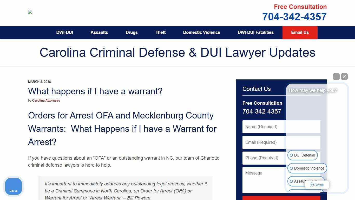 What Happens If I Have A Warrant? | Powers Law Firm PA